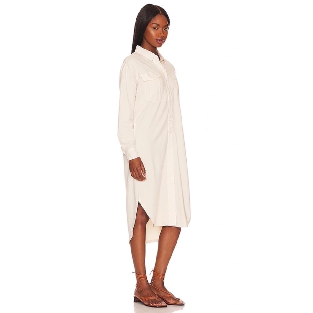 YFB x Revolve Porter Shirt Dress - Sea Salt - Picture 2 of 12